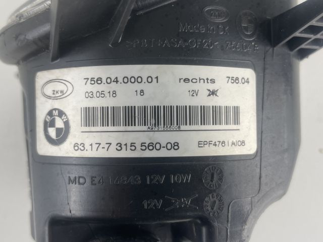 bontott BMW 1 Jobb Ködfényszóró