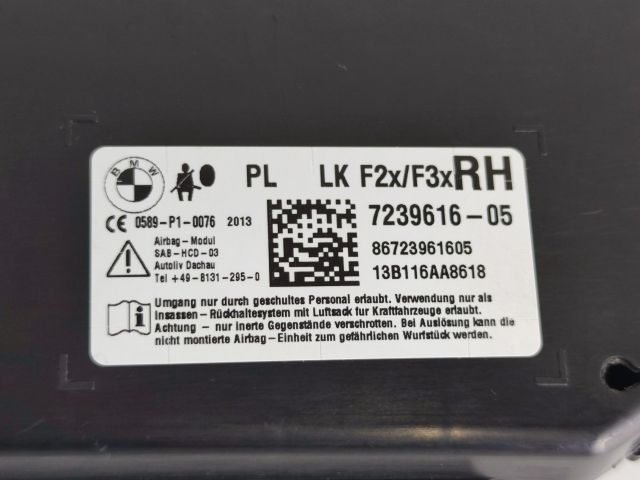 bontott BMW 1 Jobb Oldallégzsák