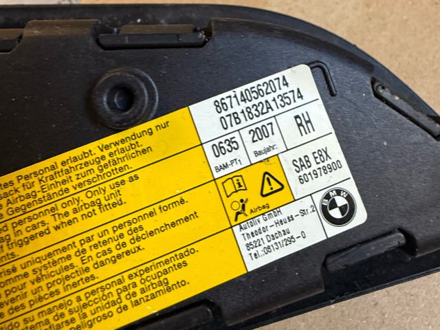 bontott BMW 1 Jobb Oldallégzsák