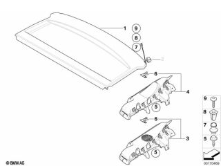 bontott BMW 1 Kalaptartó