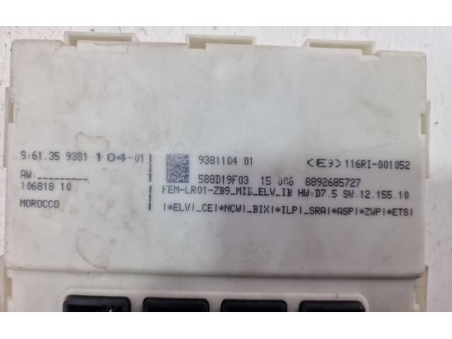 bontott BMW 1 Komfort Elektronika