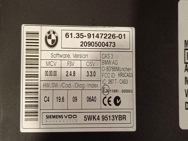 bontott BMW 1 Komfort Elektronika