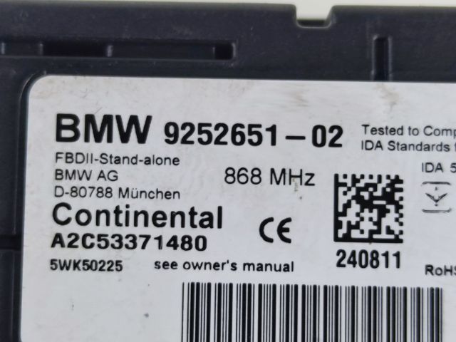 bontott BMW 1 Központizár Antenna