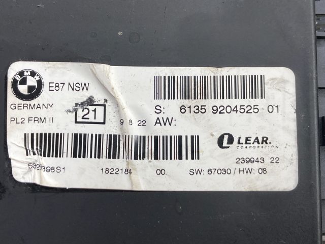 bontott BMW 1 Lámpa Vezérlő