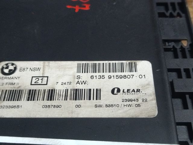 bontott BMW 1 Lámpa Vezérlő