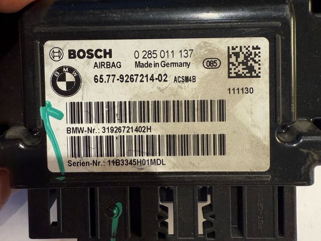 bontott BMW 1 Légzsák Elektronika