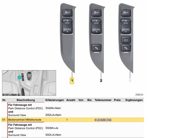 bontott BMW 1 Menetstabilizátor Kapcsoló