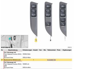 bontott BMW 1 Menetstabilizátor Kapcsoló