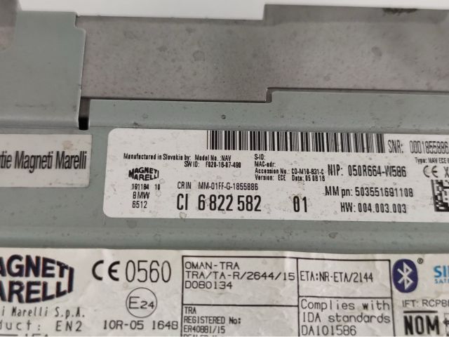 bontott BMW 1 Navigáció Elektronika