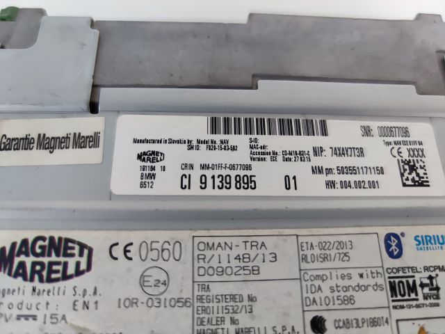 bontott BMW 1 Navigációs Fejegység