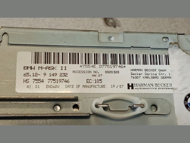 bontott BMW 1 Rádió / CD