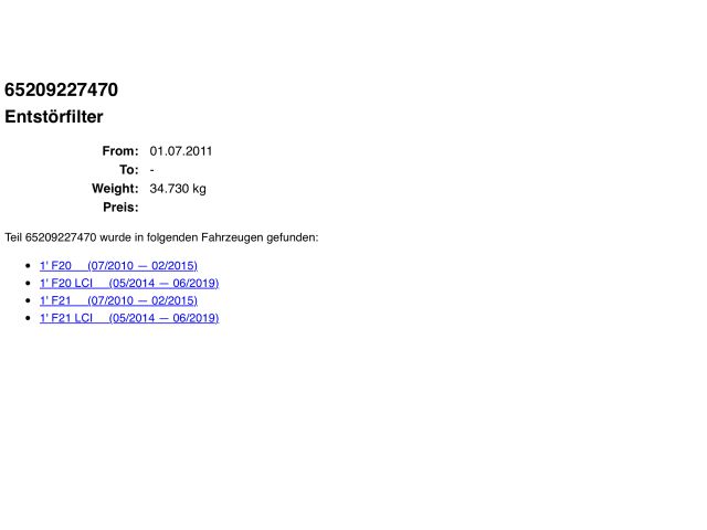 bontott BMW 1 Rádió Zavarszűrő