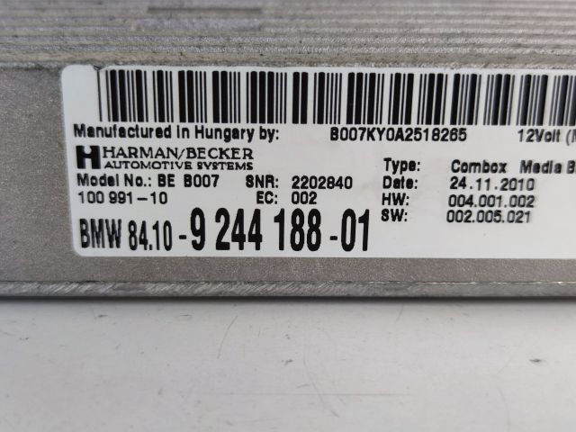 bontott BMW 1 Telefon Elektronika