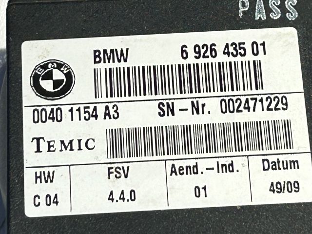 bontott BMW 1 Ülés Elektronika