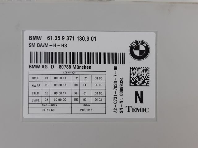 bontott BMW 1 Ülés Elektronika