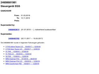 bontott BMW 2 Automata Váltó Elektronika