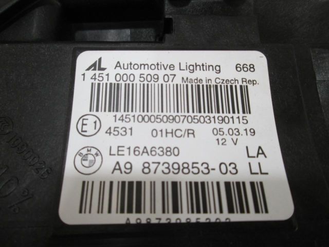 bontott BMW 2 Bal Fényszóró