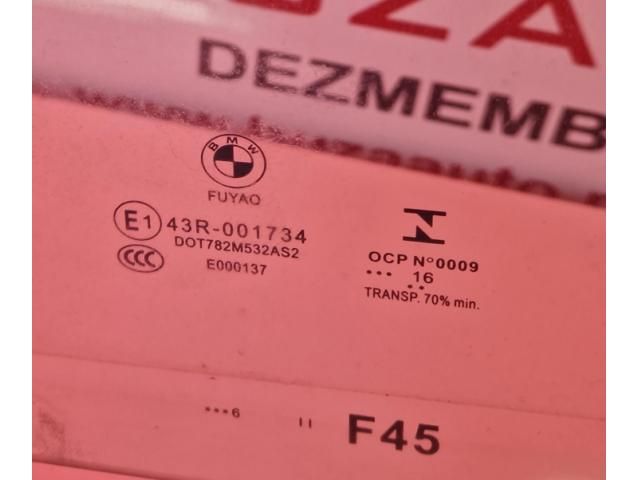 bontott BMW 2 Bal hátsó Ablak