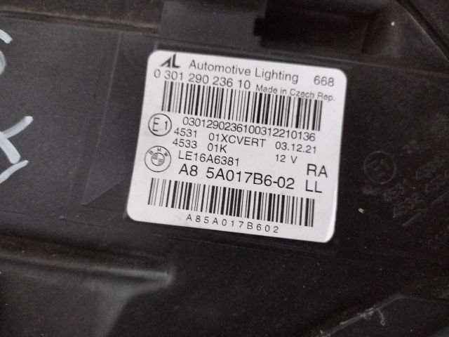 bontott BMW 2 Jobb Fényszóró