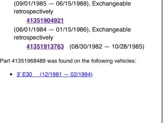 bontott BMW 3 E30 Bal első Sárvédő