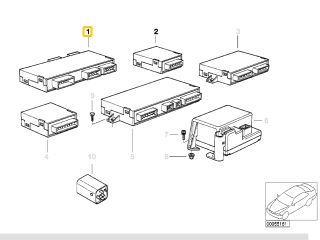 bontott BMW 3 E36 Komfort Elektronika