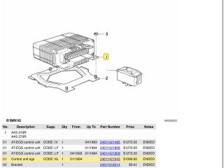 bontott BMW 3 E36 Automata Váltó Elektronika