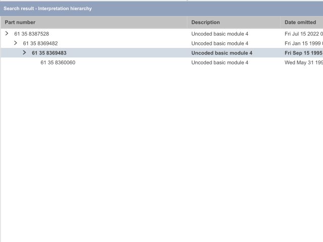 bontott BMW 3 E36 Komfort Elektronika