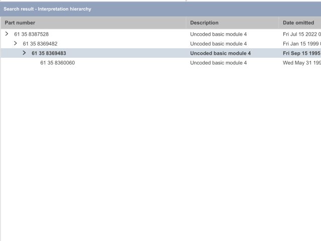 bontott BMW 3 E36 Komfort Elektronika