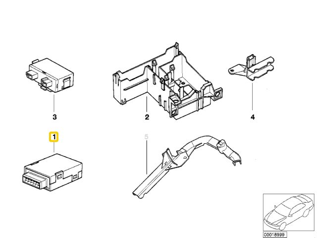 bontott BMW 3 E36 EWS Elektronika