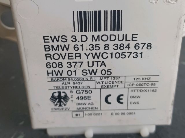 bontott BMW 3 E36 Immobilizer Elektronika