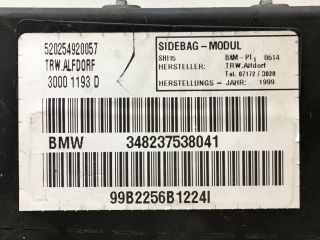 bontott BMW 3 E36 Jobb Oldallégzsák