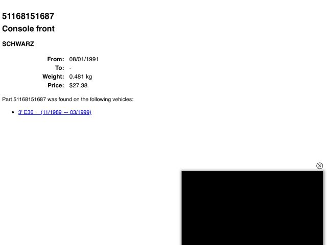 bontott BMW 3 E36 Kardánbox