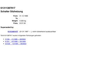 bontott BMW 3 E36 Kombinált Kapcsoló