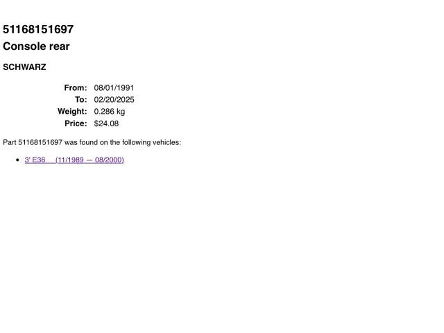 bontott BMW 3 E36 Könyöklő Tartó Konzol