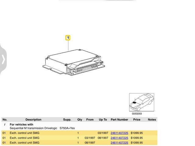 bontott BMW 3 E36 Automata Váltó Elektronika