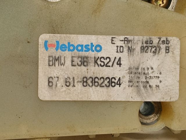 bontott BMW 3 E36 Tető Mozgató Motor