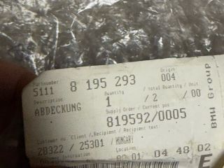 bontott BMW 3 E46 Bal Ködlámpa Rács