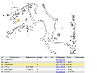 bontott BMW 3 E46 Porlasztó (1 db)