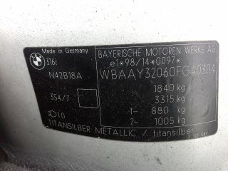 bontott BMW 3 E46 Bal első Lengéscsillapító