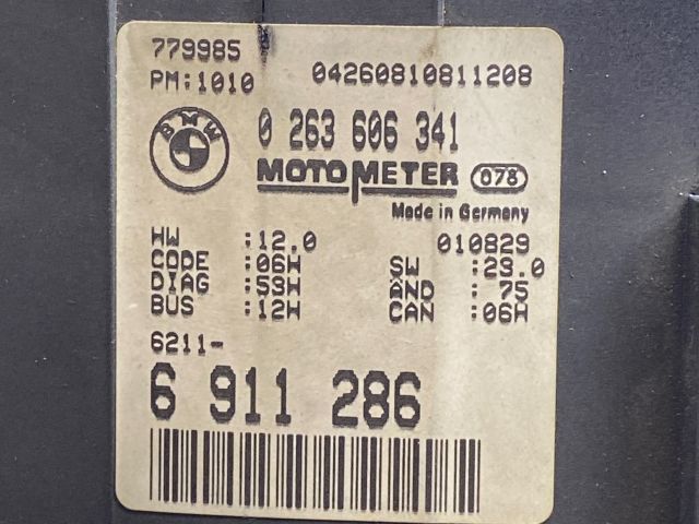 bontott BMW 3 E46 Kilométeróra