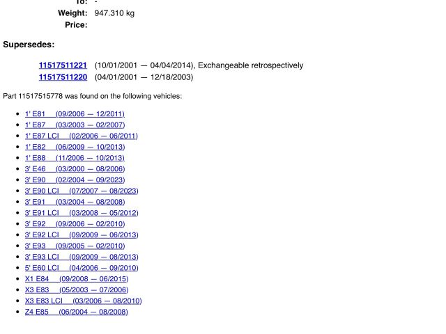 bontott BMW 3 E46 Vízpumpa