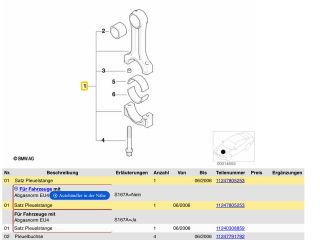 bontott BMW 3 E46 Hajtókar