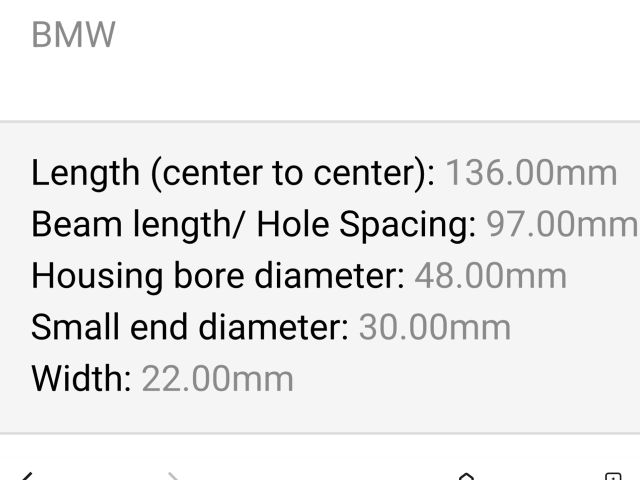 bontott BMW 3 E46 Hajtókar