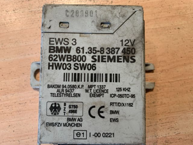 bontott BMW 3 E46 Immobilizer Elektronika