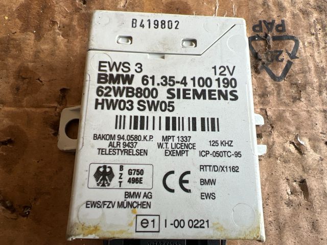 bontott BMW 3 E46 Immobilizer Elektronika