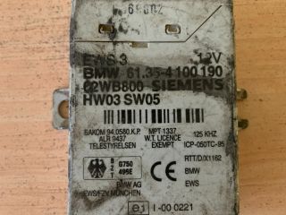 bontott BMW 3 E46 Immobilizer Elektronika
