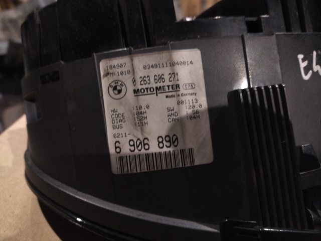 bontott BMW 3 E46 Kilométeróra