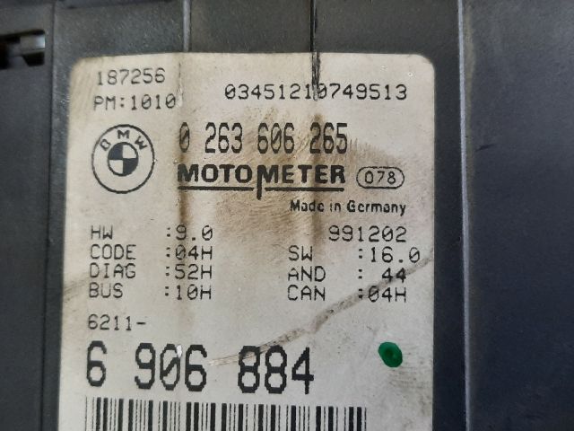 bontott BMW 3 E46 Kilométeróra