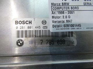 bontott BMW 3 E46 Motorvezérlő