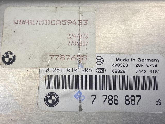 bontott BMW 3 E46 Motorvezérlő